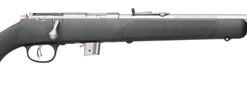 Marlin XT-22SR Rifle 70801, 22 Long Rifle, 22 in, Black Synthetic Stock, Stainless Finish